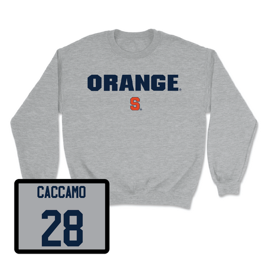 Sport Grey Men's Lacrosse Orange Crewneck - Nick Caccamo