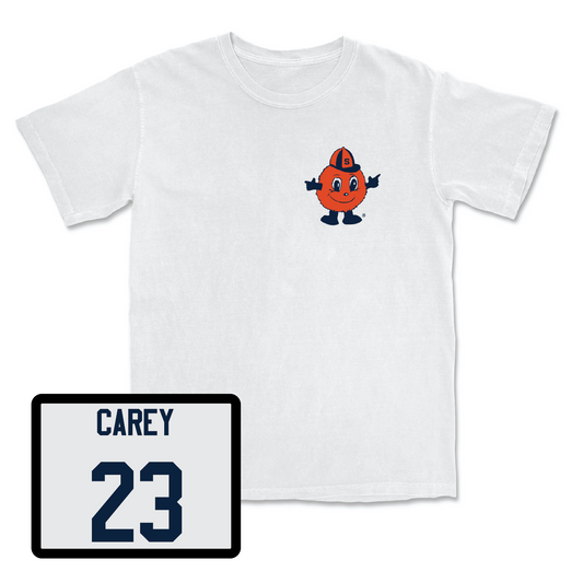 Men's Basketball White Otto Comfort Colors Tee - Peter Carey