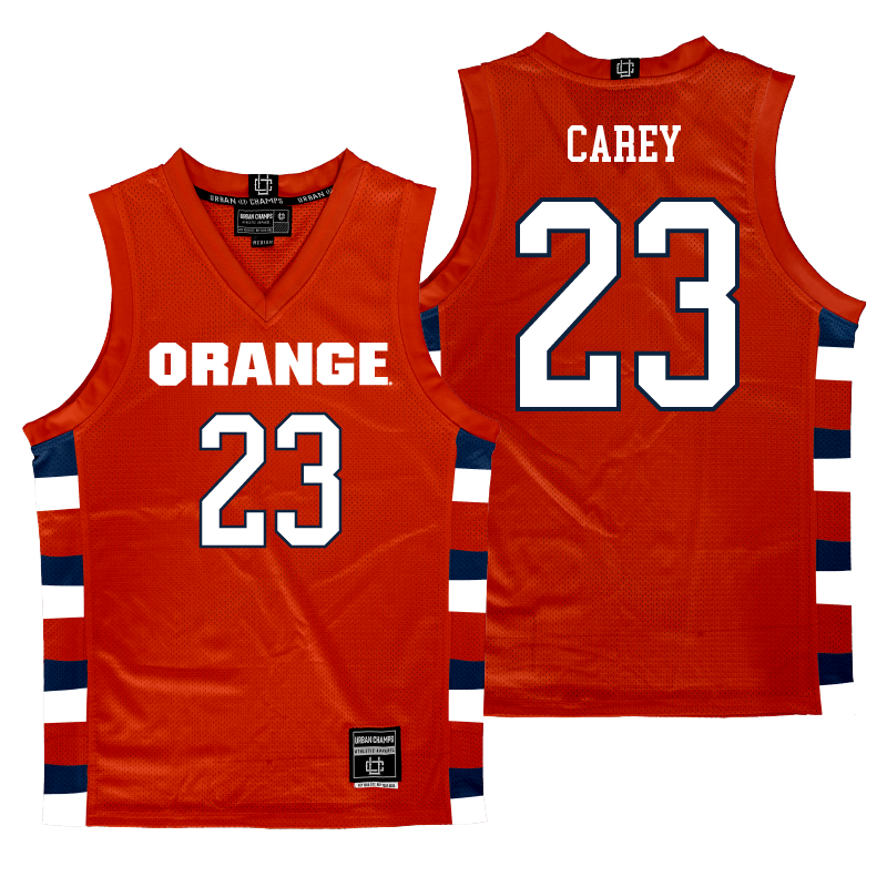 Orange Men's Basketball Jersey - Peter Carey