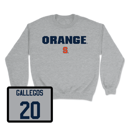 Sport Grey Softball Orange Crewneck - Ryan Gallegos