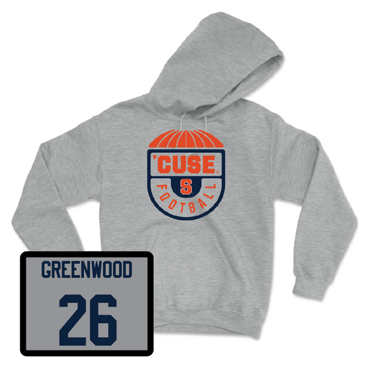 Sport Grey Football Carrier Hoodie - Aman Greenwood