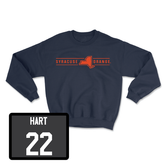 Navy Football New York Crewneck  - Jaden Hart