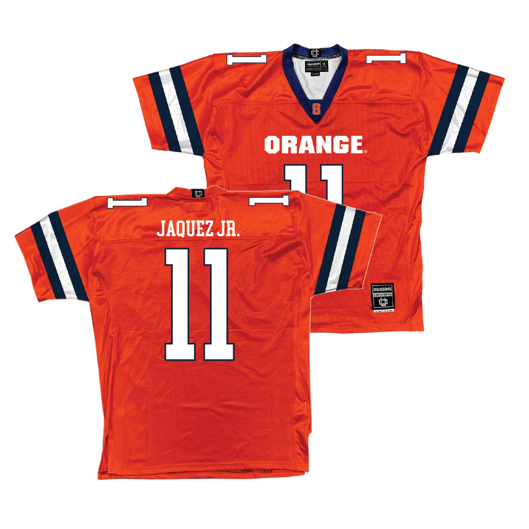 Orange Syracuse Football Jersey - Denis Jaquez Jr.