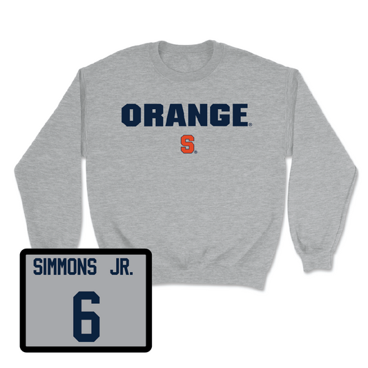 Sport Grey Football Orange Crewneck - Jason Simmons Jr.