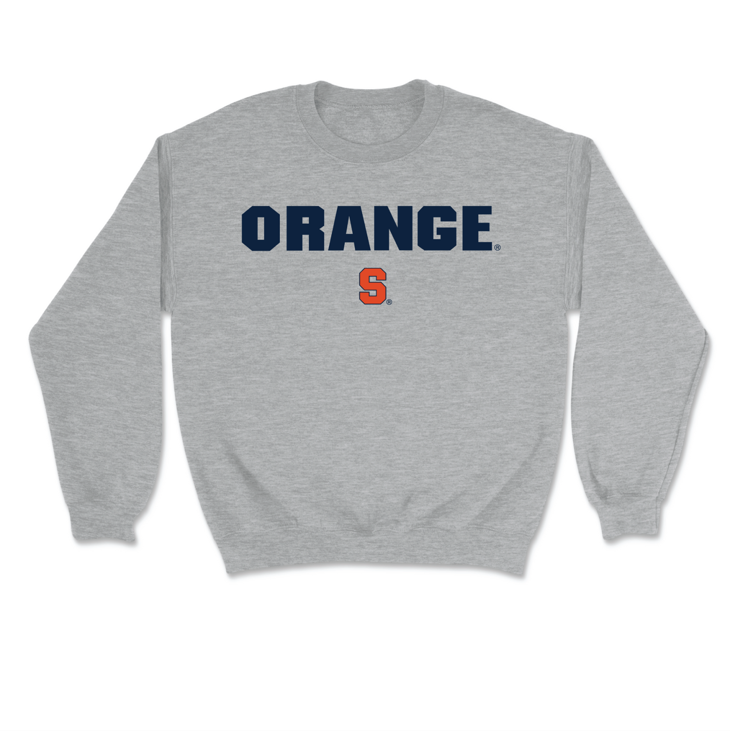 Sport Grey Women's Lacrosse Orange Crewneck - Hallie Simkins