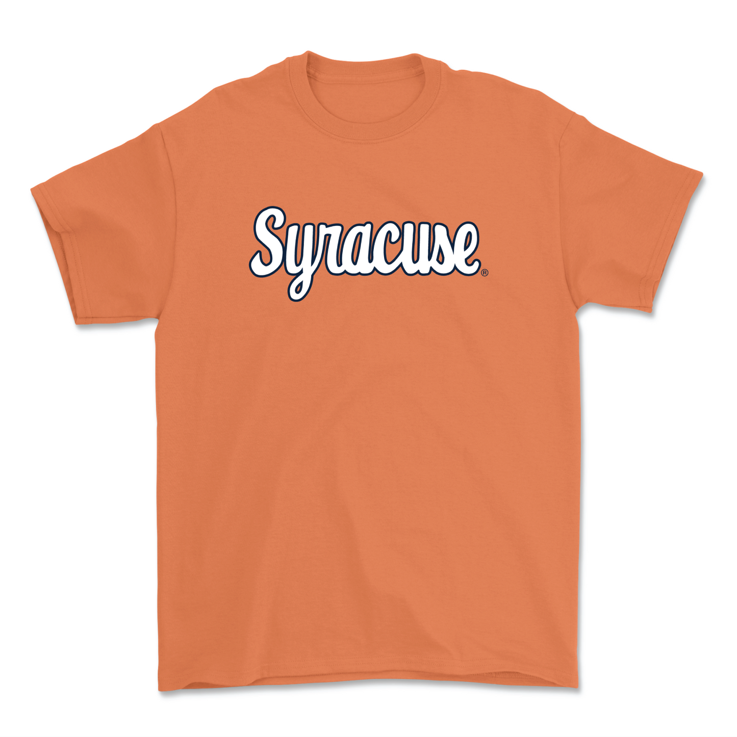 Orange Women's Soccer Script Tee - Maya McDermott