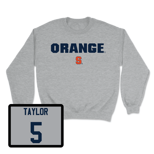 Sport Grey Men's Basketball Orange Crewneck - Justin Taylor