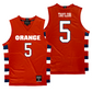 Orange Men's Basketball Jersey - Justin Taylor